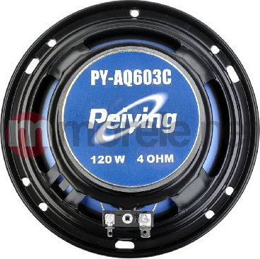 Авто звучници PeiYing PY-AQ603C, 120W, 142mm, црни