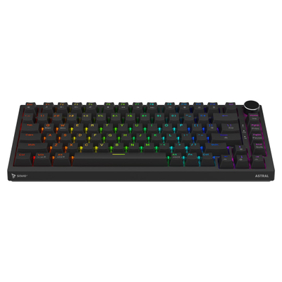 Tastierë gaming Savio ASTRAL BLACK JADE, 82 taste, RGB, e zezë