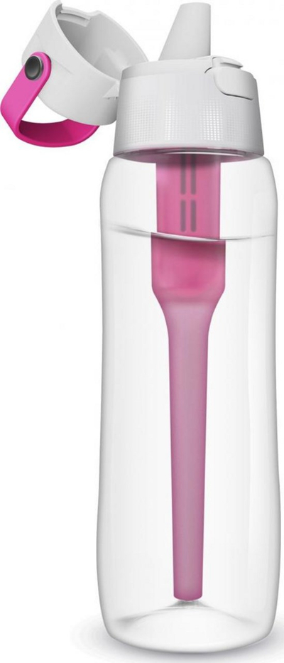 Shishe me filtër Dafi, 700ml, transparente/rozë