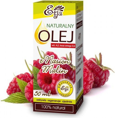 Масло за лице Etja масло од семки од малина, 50 ml, за сува и чувствителна кожа