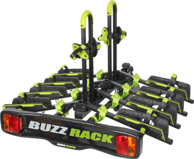 Mbajtëse biçikletash Buzzrack Wing, për 4 biçikleta, 60kg, e zezë