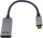Adapter USB C në HDMI PremiumCord, 8K 60Hz, kabllo 20 cm, gri alumini
