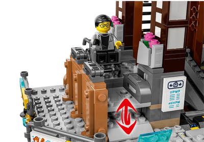 Set lodër LEGO NINJAGO City Markets, 21 minifigura, 4 kate, shumëngjyrësh