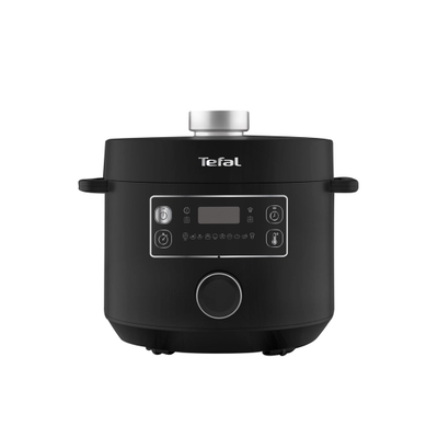Tenxhere multifunksionale Tefal CY7548 Turbo Cuisine, elektrike me presion, 10 programe automatike, inox