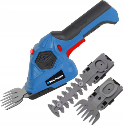 Ножици за трева без кабел Blaupunkt CT2010, 3.6V, 2 во 1, сини