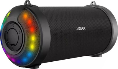 Bokse portabël Denver BTG-212, Bluetooth, LED, i zi