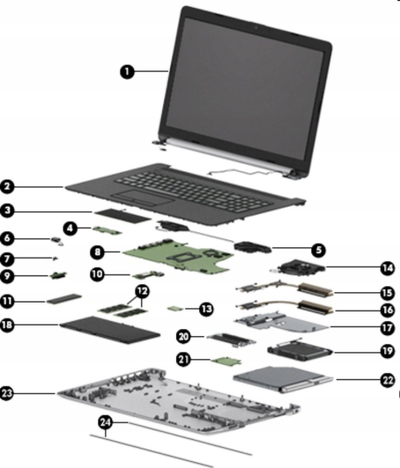 Adaptor karikimi HP 45W, USB-C, i zi