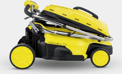 Kositëse bari me bateri Karcher LMO 18-36, 18 V, e verdhë me të zezë