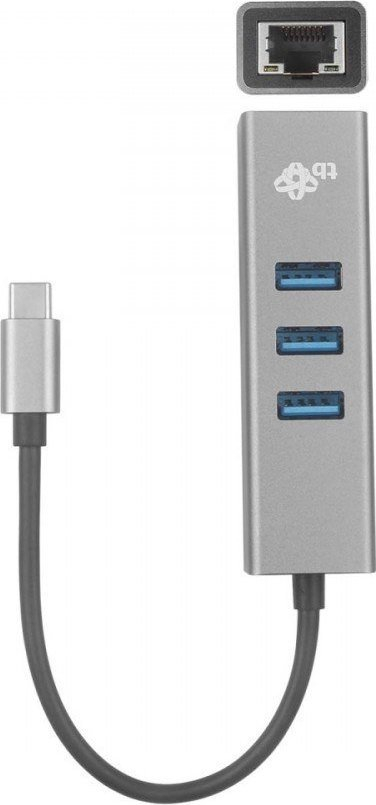 Stacion dokimi TB Print AKTBXKACRJ453UG, USB‑C, Ethernet 1 Gbps, gri
