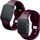 Rrip ore Apple 3mk Silicone Watch Strap, 38/40/41mm, silikon, mulberry