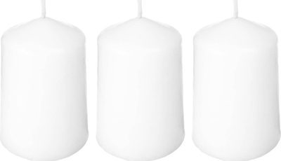 Qiri dekorativ Atmosphera Many White, 110g, 17 orë që digjet, i bardhë
