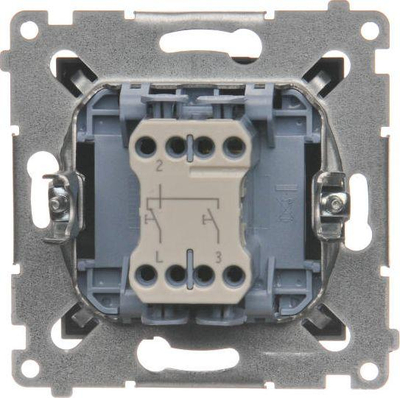 Buton ndërprerës Kontakt-Simon DZP1.01/48, i zi