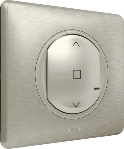 Ndërprës i lidh shumicën për roleta Legrand Céliane with Netatmo, për roleta elektrike, pllakë metalike titanium