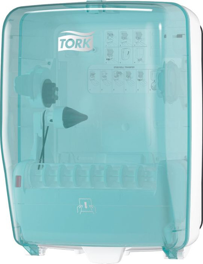 Диспенсер за влажни марамчиња Tork 651420, ѕидно монтирање, пластика, тиркизна