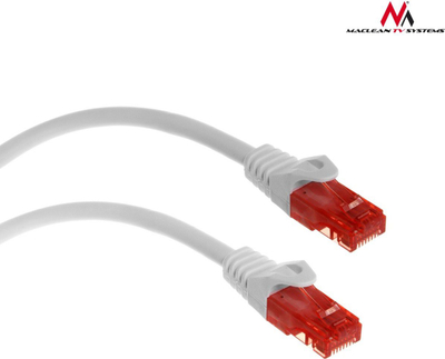 Kabllo rrjeti Maclean, Cat6, 1m, e bardhë
