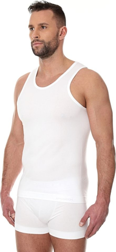 Maicë e brendshme për meshkuj Brubeck COMFORT COTTON TA00540A, termoaktive, madhësia XL, e bardhë