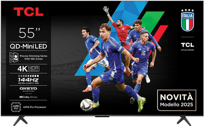 TV TCL 55Q6CX1, 55", Mini LED, Smart Google TV