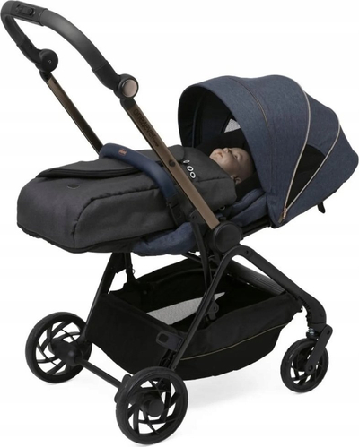 Karrocë për fëmijë Chicco One4Ever Lounge Denim, modulare, deri 22 kg, blu denim