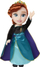 Kukull Disney Frozen 2 Queen Anna 38cm, për kalamaj 3+, me fustan turquoise
