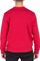 Bluzë sportive Joma Montana për burra, me mëngë të gjata, fleece, e kuqe