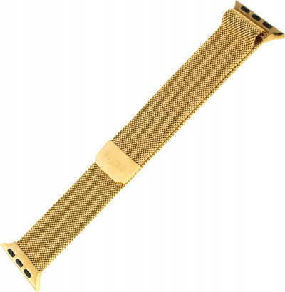 Rrip ore FIXED Mesh Strap për Apple Watch 42/44/45mm, metalik, ngjyrë gold