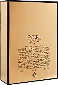 Parfum Ajmal Evoke Gold Edition for Men, Eau de Parfum, 90ml