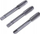 Set çekiçash filetuese DEDRA 07A023, M5, 3 copë, metalik