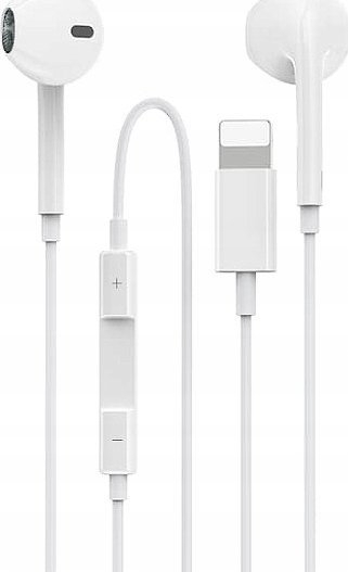 Kufje Denmen DR10, HiFi Audio, Lightning, të bardha