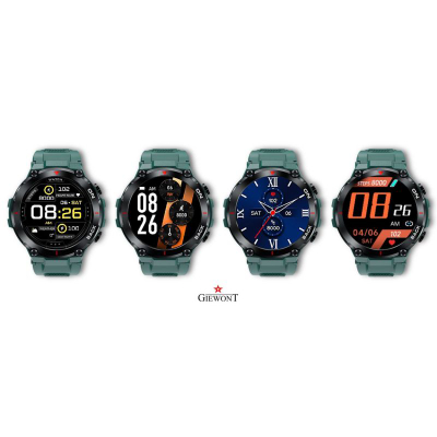 Smartwatch Giewont GW460-2, GPS, sportiv, jeshil
