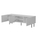 Kabinet TV Cama LUCCA 3D, 165x40x59 cm, e bardhë mat
