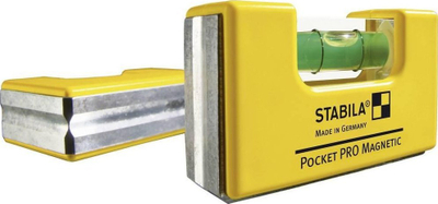 Nivel xhepi Stabila Pocket PRO Magnetic, magnetik, i verdhë