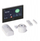 Kit alarmi ATLO AZ WG74, panel 7", GSM dhe WiFi, i bardhë