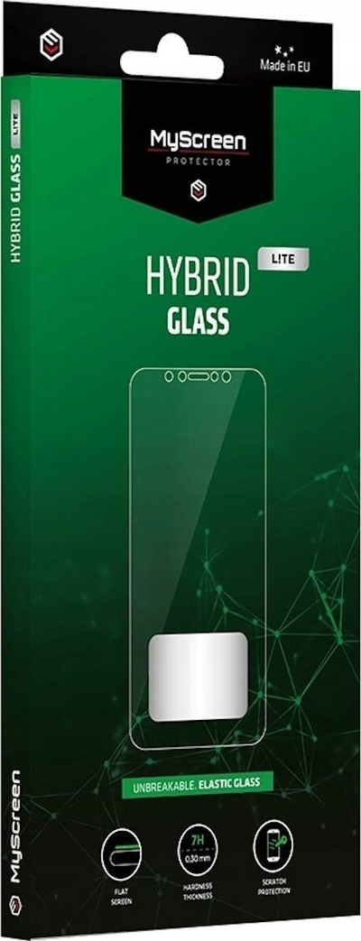 Mbrojtëse ekrani MyScreen Hybrid Glass Lite, Samsung Galaxy A52 A52s A53, xham hibrid i butë, transparente