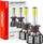 Llambë veture AMiO H1 LED COB, 6500K, set 2 copë, e bardhë
