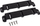 Organizues muri ProClick Bs Systems UnitOrganizer 6100000972, set 2 copë, me vida montimi, i zi