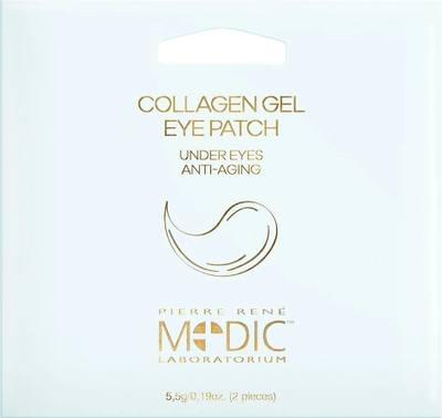 Перници гел за очи Medic Medic Collagen, со хијалуронска киселина, против брчки, 2 парчиња