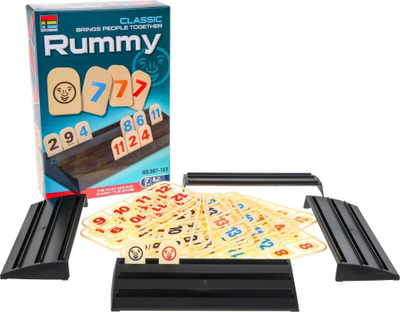 Loja tavoline Logico Logical Number Game Rummy, për fëmijë 3+, edukative, shumëngjyrëshe