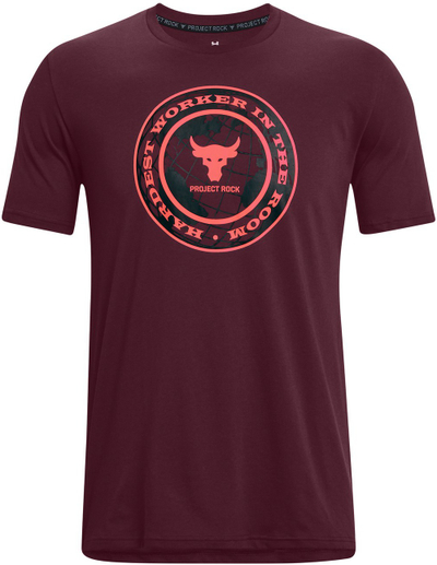 Maicë për meshkuj Under Armour 1986858-27481579rs, XL, e kuqe e errët
