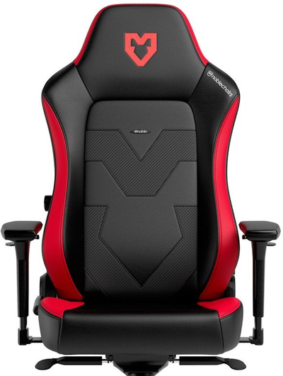 Karrige gaming noblechairs HERO MOUZ Edition, lëkurë sintetike, mbështetje 4D, e zezë e kuqe
