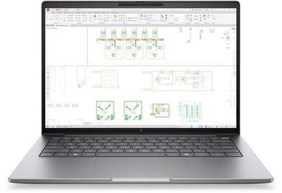 Laptopi HP ZBook 8 G2i, Intel Core Ultra 7, 32GB, 1TB SSD, 14" WUXGA, i argjendtë