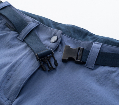 Shorce trekking për gra LADY JANSE 1/2, material elastik, rezistente ndaj ujit, gri