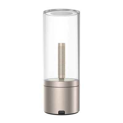 Llambë ambienti Yeelight Candela YLFWD-0019, 2500 mAh, USB C, ngjyrë ari