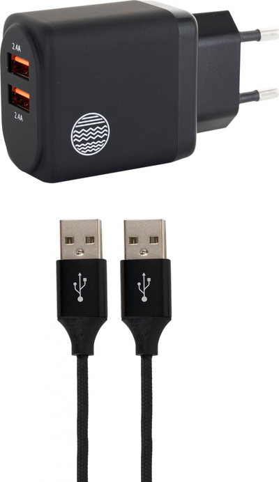 Karikues muri Opp Dual USB, 24W 4.8A, 2 porta USB, i zi