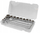 Set veglash Forsage, 20 pjesë, koka 6-22mm, 3/8", i argjentë