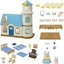 Lodër mullini me erë Epoch Sylvanian Families Windmill 5630, shumëngjyrësh