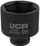 Çelës goditës JCB 1/2", 40mm, 6-këndësh, i zi