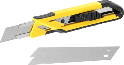 Thikë prerëse Stanley STHT10266-0, auto-lock, 18mm, e verdhë
