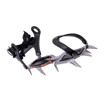Doreza akulli Black Diamond Contact Strap, çelik inoks, 10 pika, portokalli me të zezë