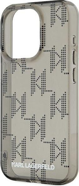 Mbrojtëse telefoni Karl Lagerfeld KLHCP15LHKDPNSK për iPhone 15 Pro 6.1\", hardcase, e zezë