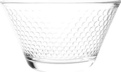 Set pjatash ëmbëlsire qelqi, 300ml, 6 copë, transparent